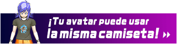¡Tu avatar puede usar la misma camiseta!