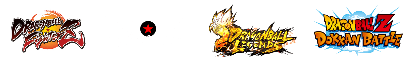 DRAGON BALL FighterZ | DRAGON BALL SUPER CARD GAME | DRAGON BALL LEGENDS | DRAGON BALL Z DOKKAN BATTLE